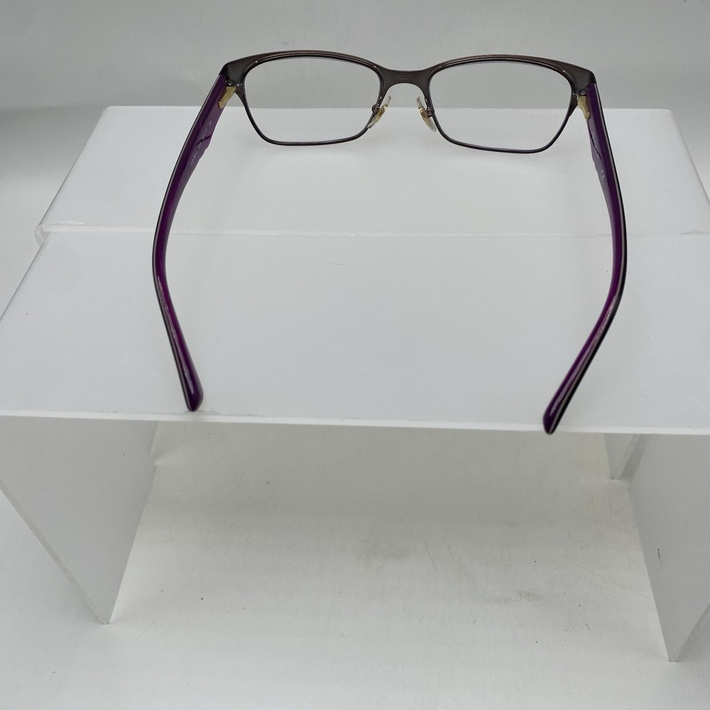 Vogue Eyeglasses FRAMES ONLY VO3918 Cat Eye 52-17-135 Black Purple 246 - Picture 12 of 16
